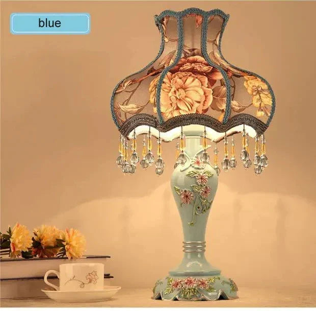 European Style Table Lamp for Bedroom Bedside, Hotel, Wedding Room, Garden, Palace Decor | Kalsten