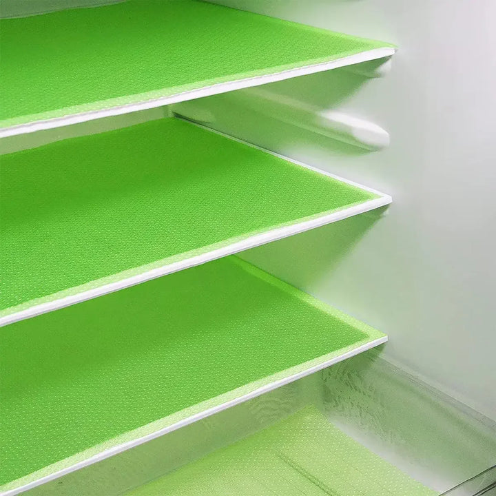 Kalsten | FridgeGuard 4-piece set fridge mats | EVA material | Washable, mold resistant & anti-oil | For fridge, drawers & shelves