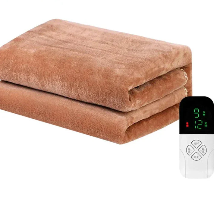 Electric heating blanket with thermostat control 220V - Intelligent temperature control for even heat and comfort on cold days | Kalsten
