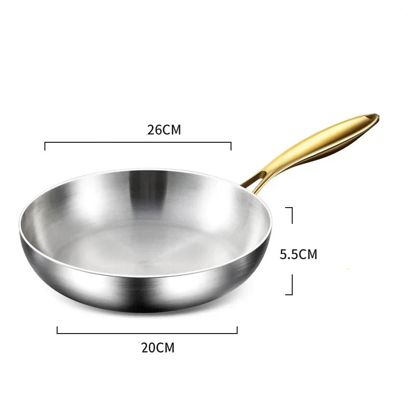 ChefSteel – Professional Stainless Steel Frying Pan for Gas & Induction | Kalsten