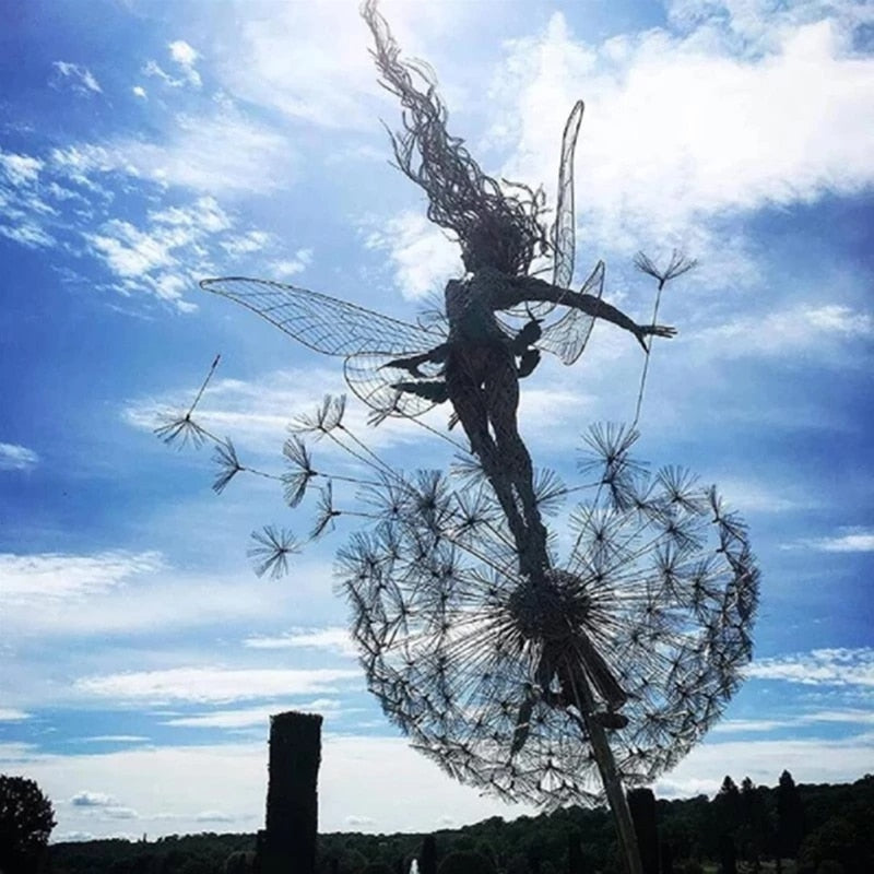 Kalsten | Fairies on a Milk Thread Art Sculpture