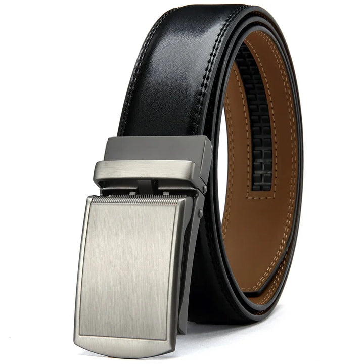 Men’s Leather Belt with Buckle