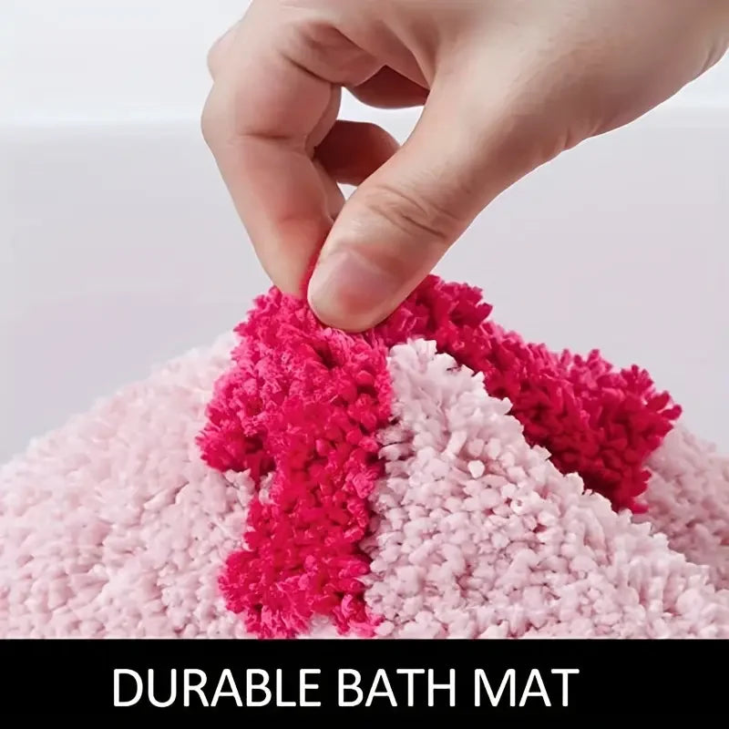 BlushNaked Tufted Design Rug – Pink "Get Naked" Bath & Living Rug | Kalsten