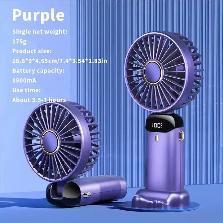 Portable Electric Fan and Mini Air Conditioner – Rechargeable Neck Fans for Home, USB and Handheld | Kalsten