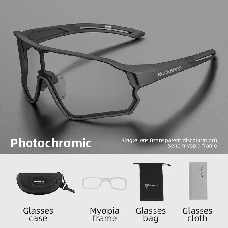 Bicycle glasses with photochromic lenses | Kalsten