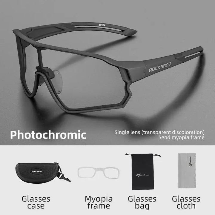 Bicycle glasses with photochromic lenses | Kalsten