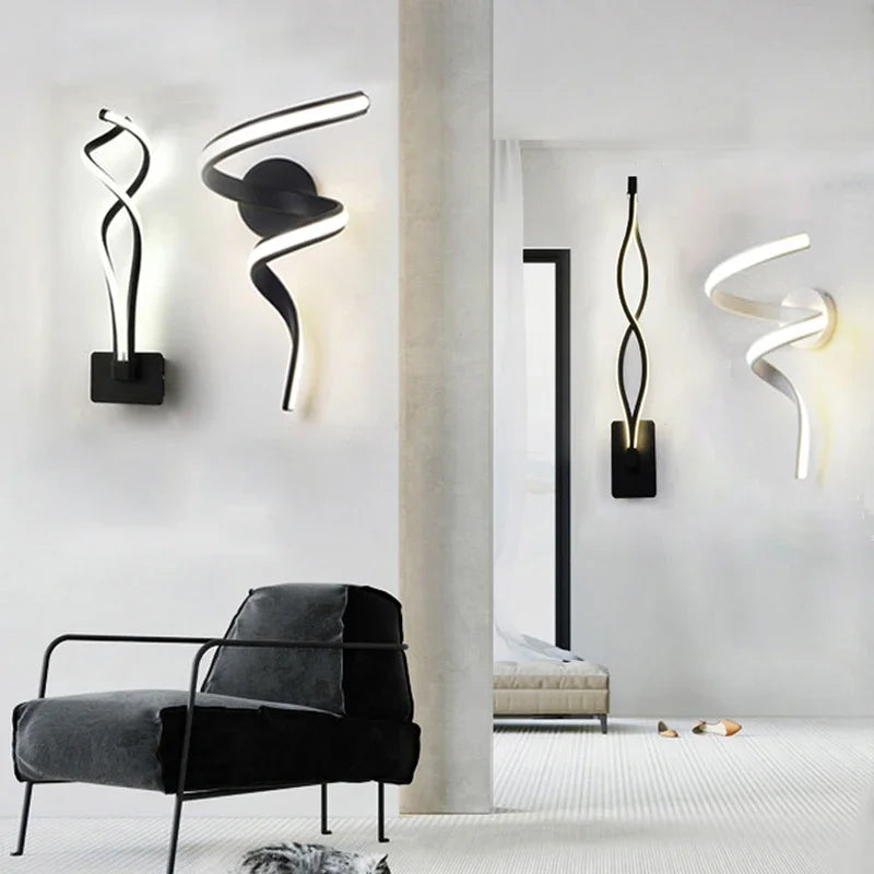 Modern Minimalist LED Wall Lamp – Up & Down Wall Sconce for Bedroom, Living Room, and Bathroom | Kalsten