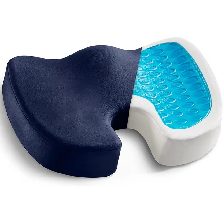 Kalsten | Gel Seat Cushion with Memory Foam and Non-Slip Support for Office, Car, and Home