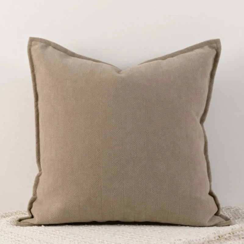 Simple Chenille Pillow Cover for Living Room & Bedroom Decoration – Soft Pillowcase for Modern Home | Kalsten