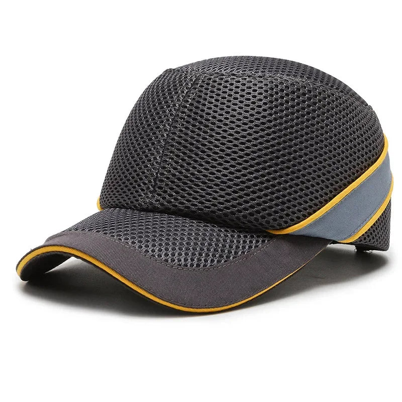 Kalsten | Red Safety Bump Cap - Helmet with hard ABS inner core for head protection at home, work, and factory