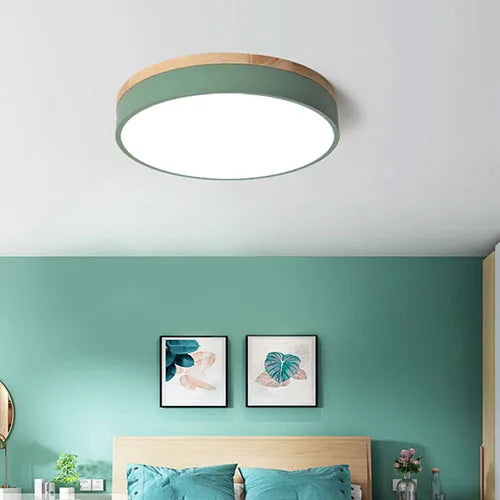 Modern LED Ceiling Light – 27W Surface-Mounted Fixture with Warm, Cold, and Natural Light Options for Living Room, Bedroom, and Kitchen | Kalsten