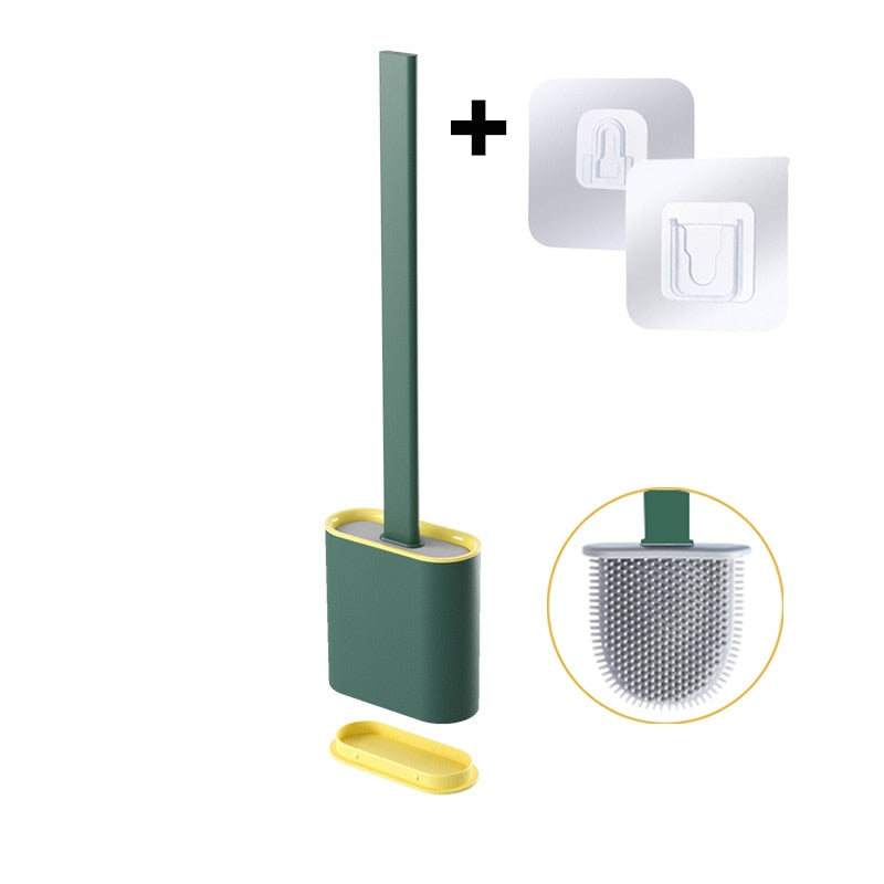 Silicone Toilet Brush Set