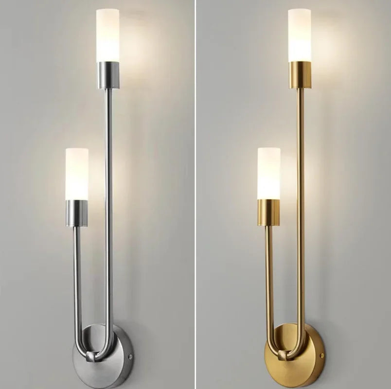 Modern Gold LED Wall Light – Nordic Sconce for Living Room, Bedroom, Kitchen, and Hallway Décor | Kalsten