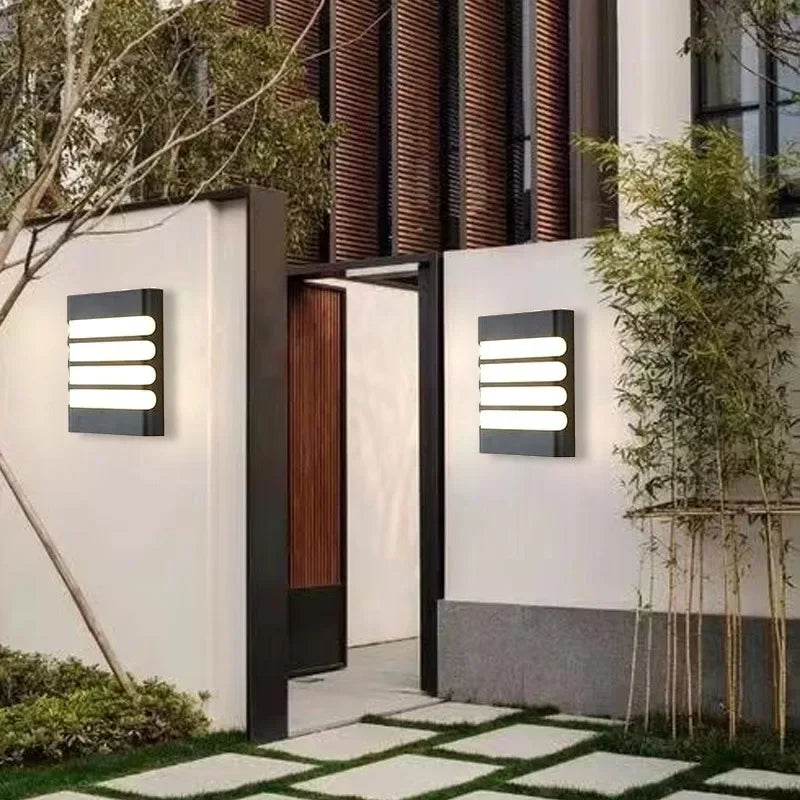 Modern LED Outdoor Wall Lamp – Waterproof Garden Sconce, Wall Light for Aisle, Balcony, and Entryway Decor | Kalsten
