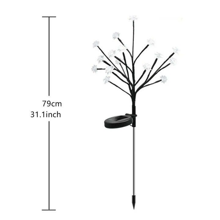 Sakura Tree Solar Flower Pathway Outdoor Lights | Kalsten