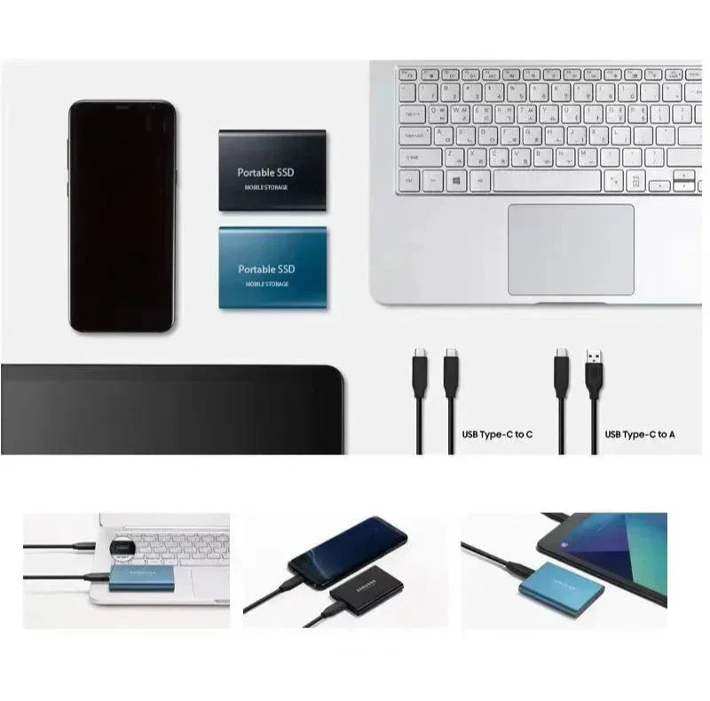 Portable External Solid State Drive Compact Fast Storage Kalsten