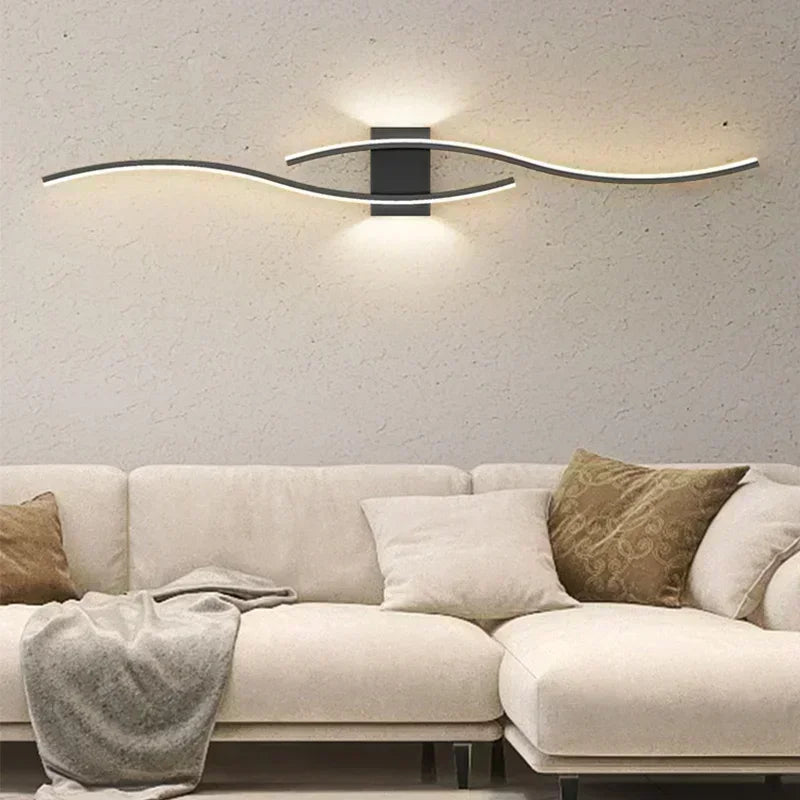 Modern LED Wall Lamp – Dimmable Up & Down Wall Sconce for Bedroom, Living Room, and Indoor Spaces | Kalsten