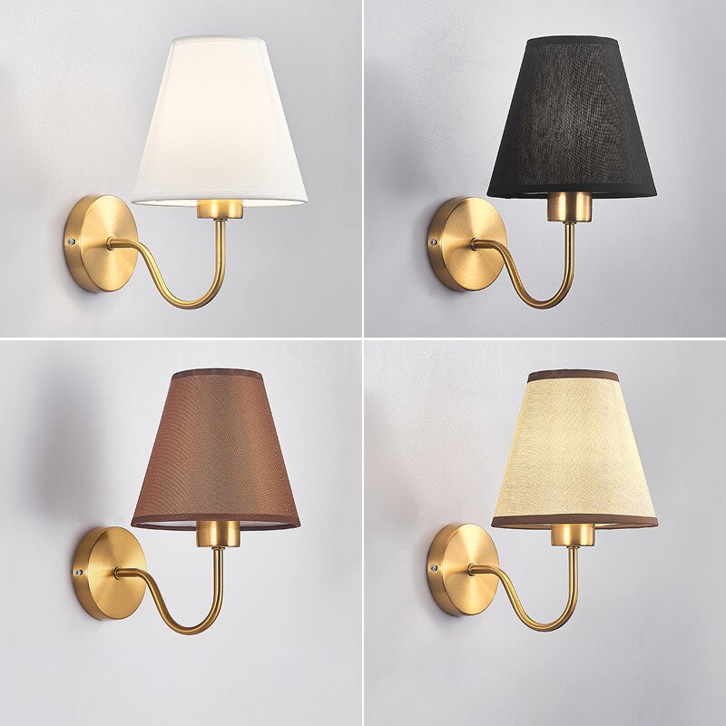 Fabric Wall Lamp – Rustic American Style