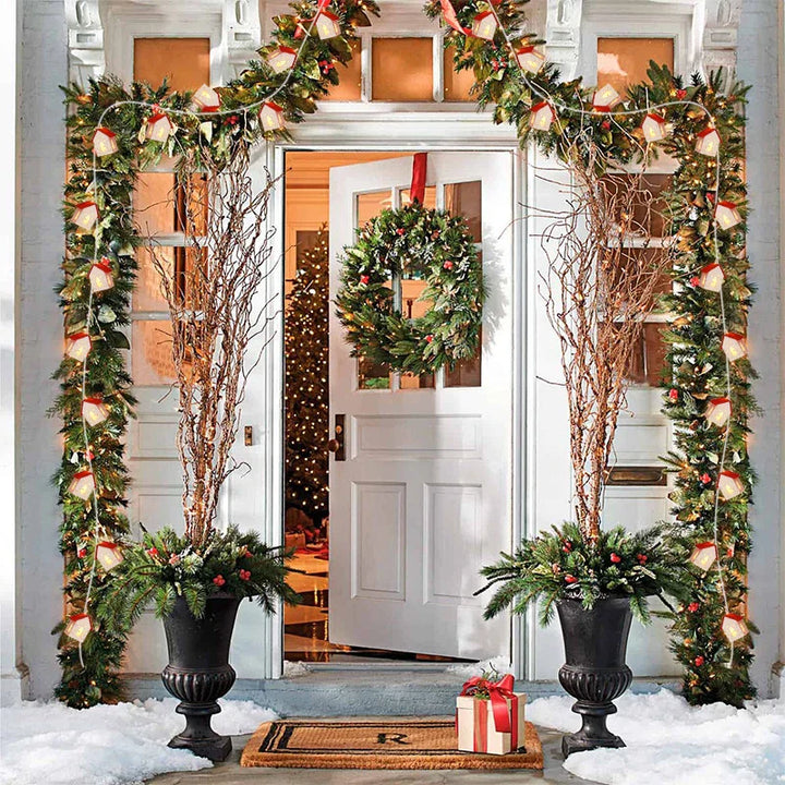 Enchanting Wooden LED House Light Strip – Create Magic and Warmth This Christmas Kalsten