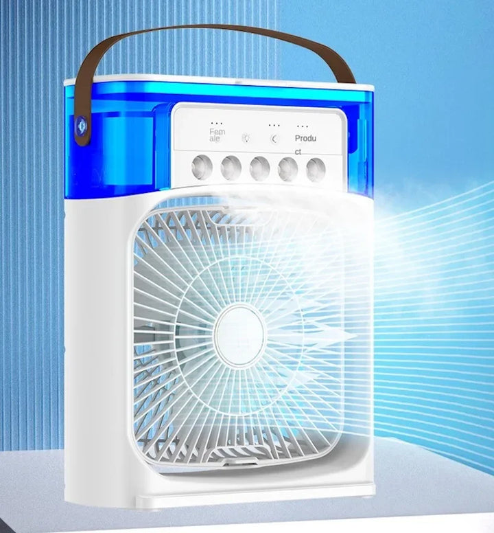 Portable Air Conditioner & Humidifier: Hydrocooling Small Air Cooler with 3-Speed Fan Adjustment - Ideal for Office and Household Use | Kalsten