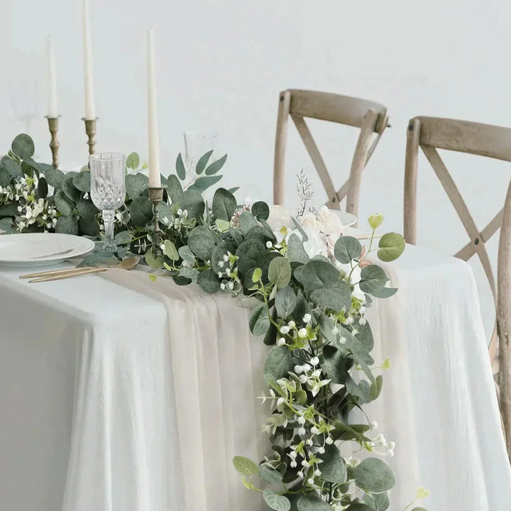 Kalsten | Garland - EucaGreen - Artificial Eucalyptus - 2-piece Set