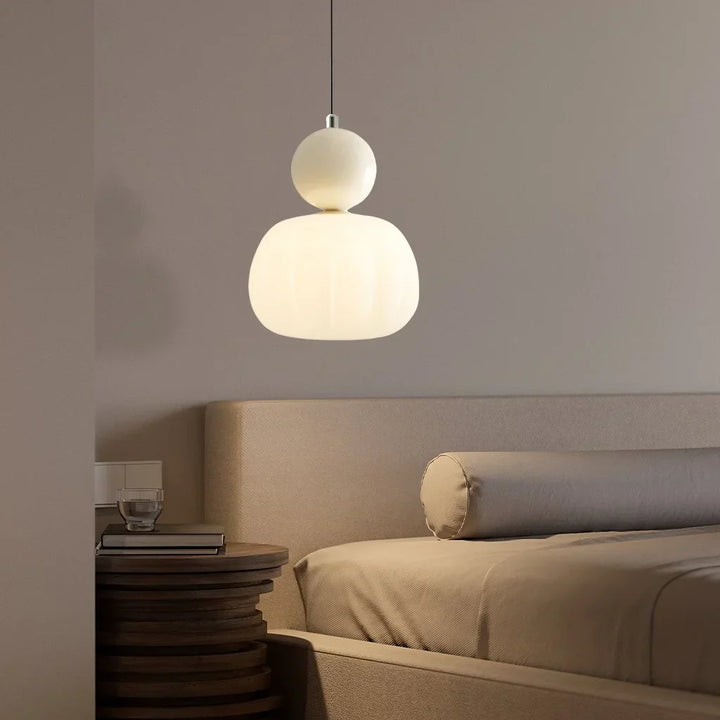 Pendant Light Metal G9 5W 27.6 in Cream Ceiling Dining Room Kitchen Island Hanging Fixture Modern Art Deco Lighting | Kalsten