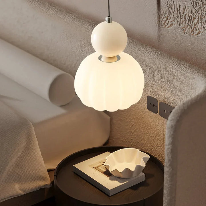 Pendant Light Metal G9 5W 27.6 in Cream Ceiling Dining Room Kitchen Island Hanging Fixture Modern Art Deco Lighting | Kalsten