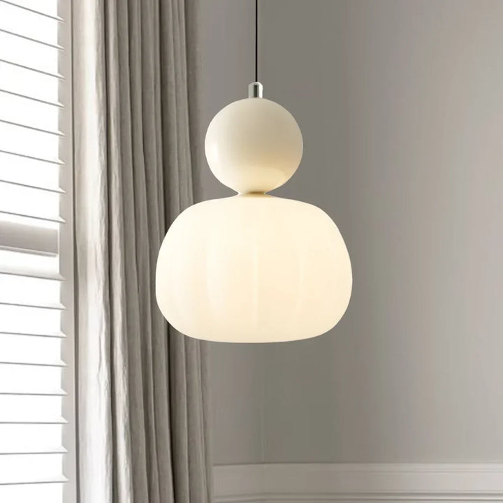 Pendant Light Metal G9 5W 27.6 in Cream Ceiling Dining Room Kitchen Island Hanging Fixture Modern Art Deco Lighting | Kalsten