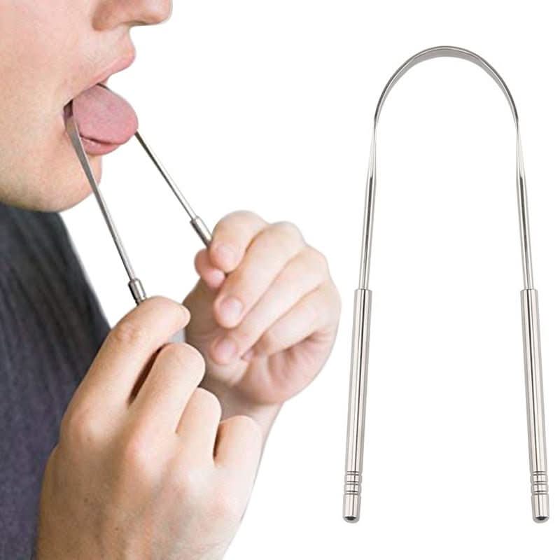 Kalsten | Stainless Steel Tongue Scraper for Fresh Breath & Better Oral Hygiene