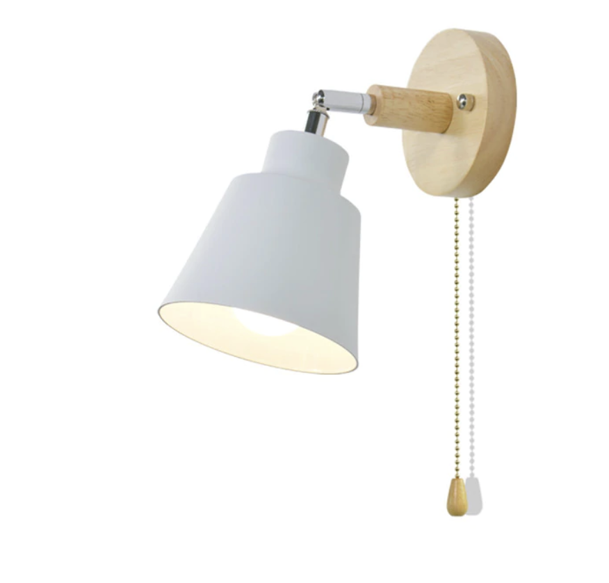 Rotatable Collin Wall Light with Pull Chain Switch | Kalsten