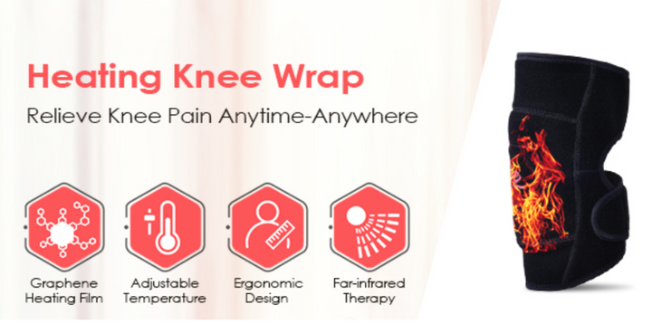 Kalsten | Infrared Heated Knee Physiotherapy Safe Massager - Pain Relief Rehabilitation
