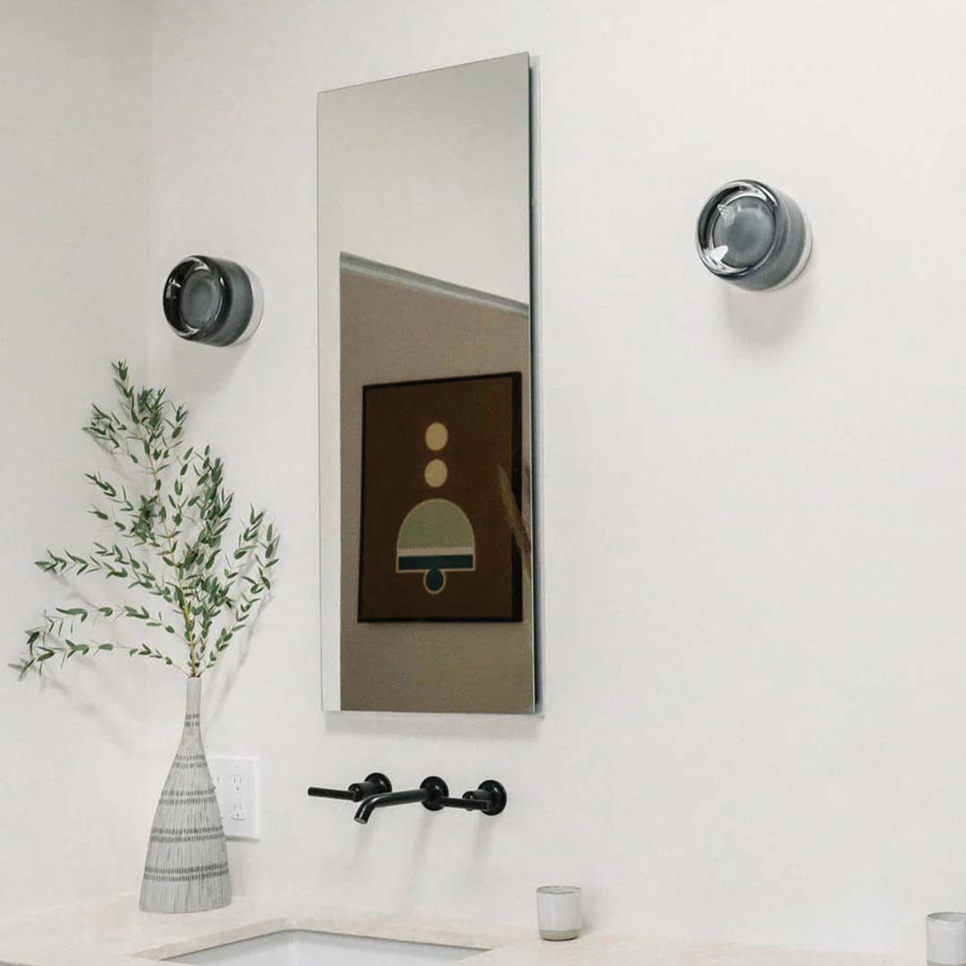 LumièreLux - Stylish Dimple Wall Lamp made of Metal and Glass | Kalsten