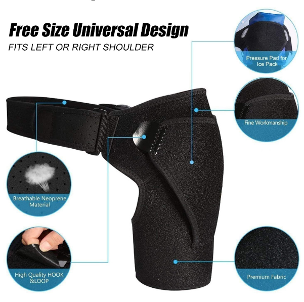 Kalsten | Shoulder support, compression sleeve, alleviates pain, dislocations and injuries