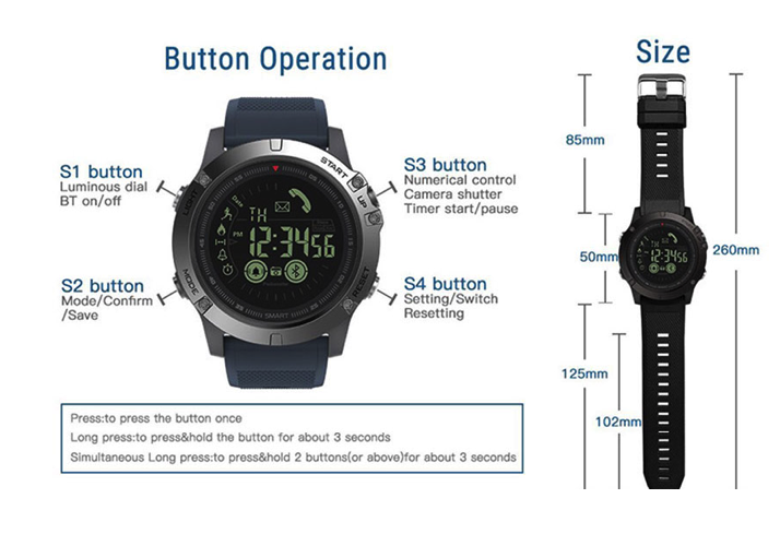 Kalsten | Invincible Military Smart T Watch