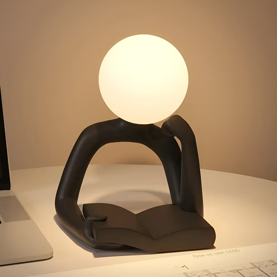 Aura Sculpt Lamp - Modern Table Lamp with Abstract Design | Kalsten