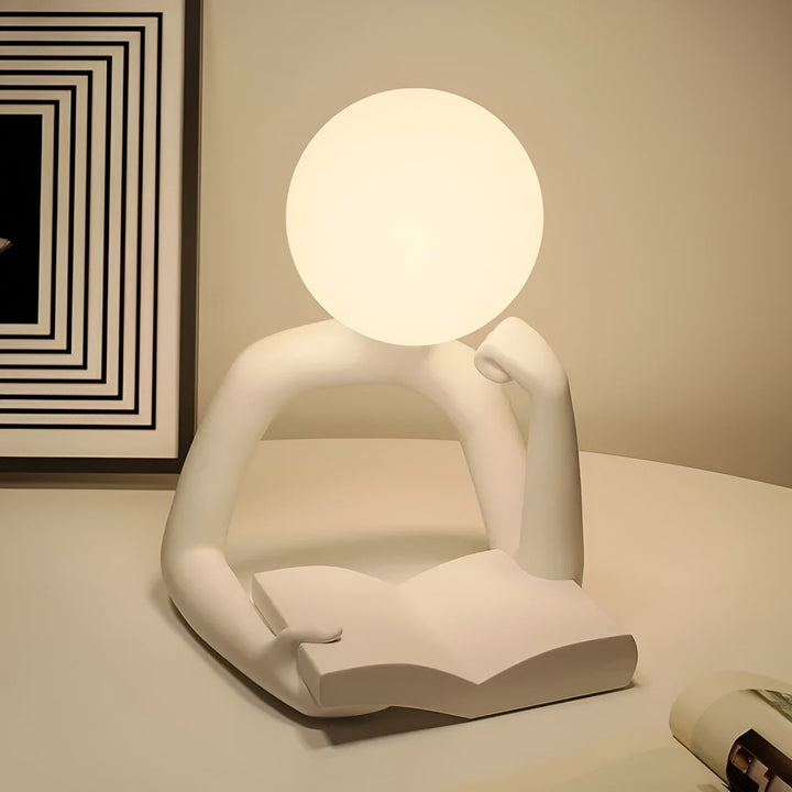 Aura Sculpt Lamp - Modern Table Lamp with Abstract Design | Kalsten