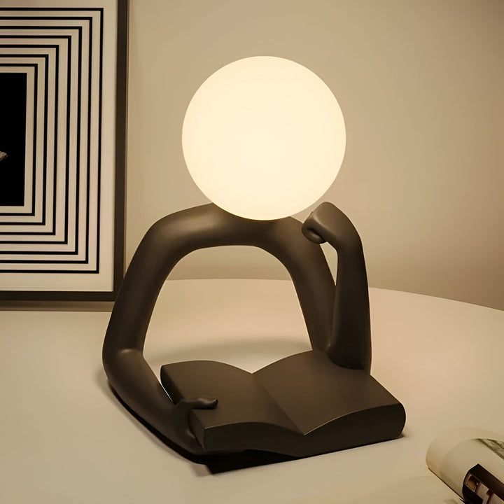 LuxLume Refined Designer Table Lamp – Modern Art with Atmospheric Lighting Kalsten