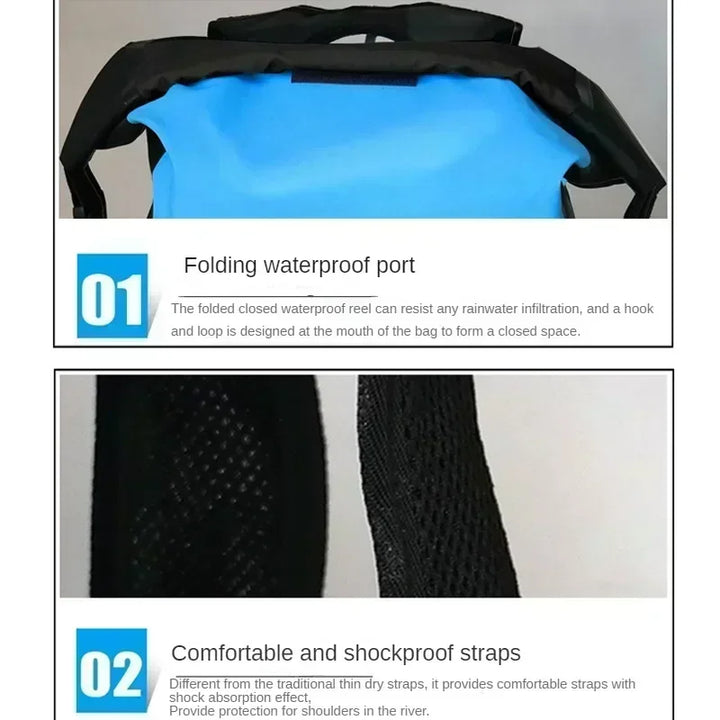Kalsten | AquaGuard Backpack 25L | Waterproof and breathable backpack for kayaking, trekking and outdoor adventures