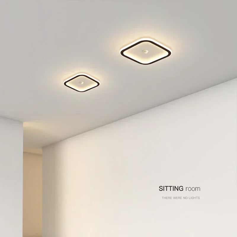 Modern LED Ceiling Lamp with Motion Sensor – Energy-Efficient Lighting for Living Room, Bedroom, Corridor, and Stairs (90-260V) | Kalsten