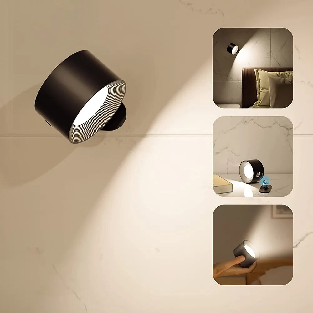 Battery-Powered Wireless LED Wall Lamp