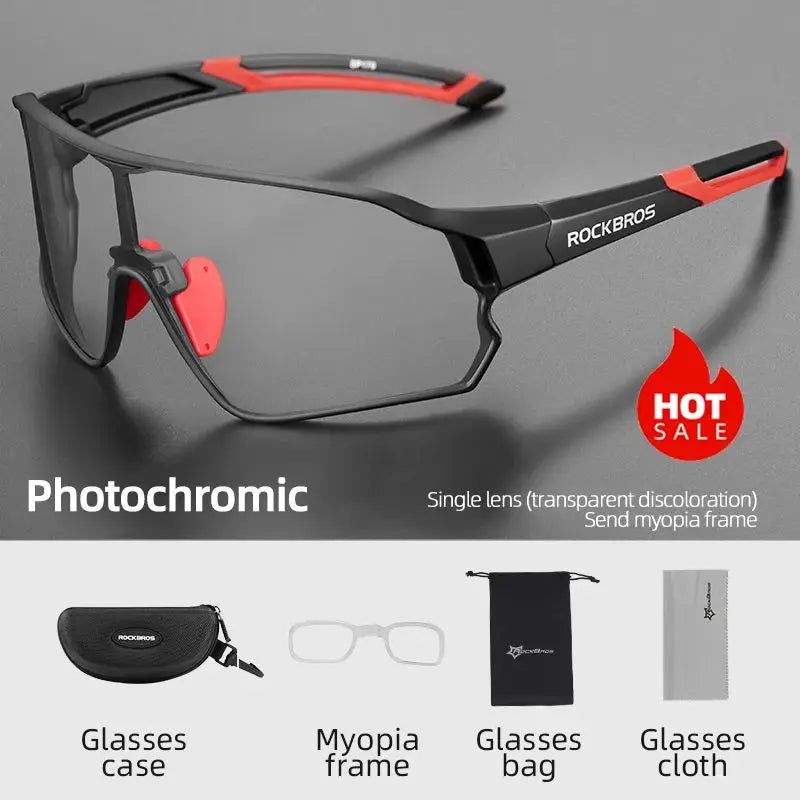 Bicycle glasses with photochromic lenses | Kalsten