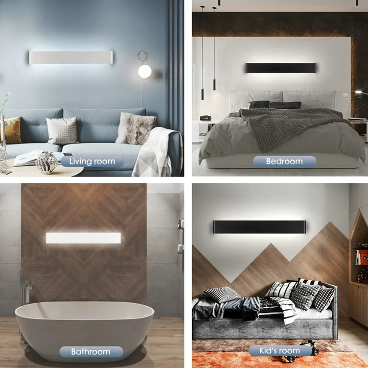 Modern Dimmable LED Wall Lamp – Indoor Wall Sconce for Bedroom, Living Room, Hallway, and Stair Lighting, 110V/220V | Kalsten