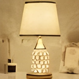 Lustrelia Crystal Optic Table Lamp | LED Lighting & Touch Function | Elegant Play of Light | 220V | Plastic | Kalsten