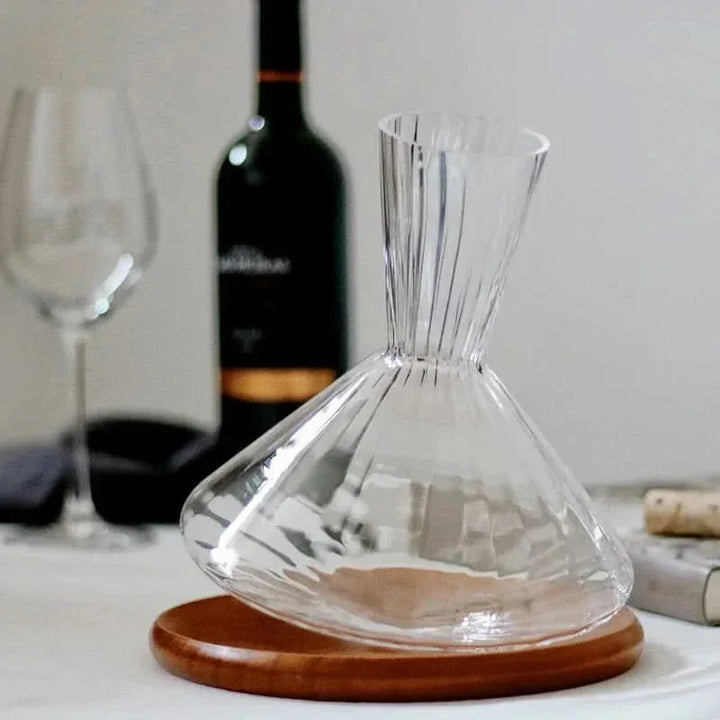 Kalsten | Crystal Glass Rotating Wine Decanter 1L