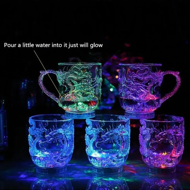 Color-Changing LED Dragon Mug – Beer, Coffee, Tea Cup