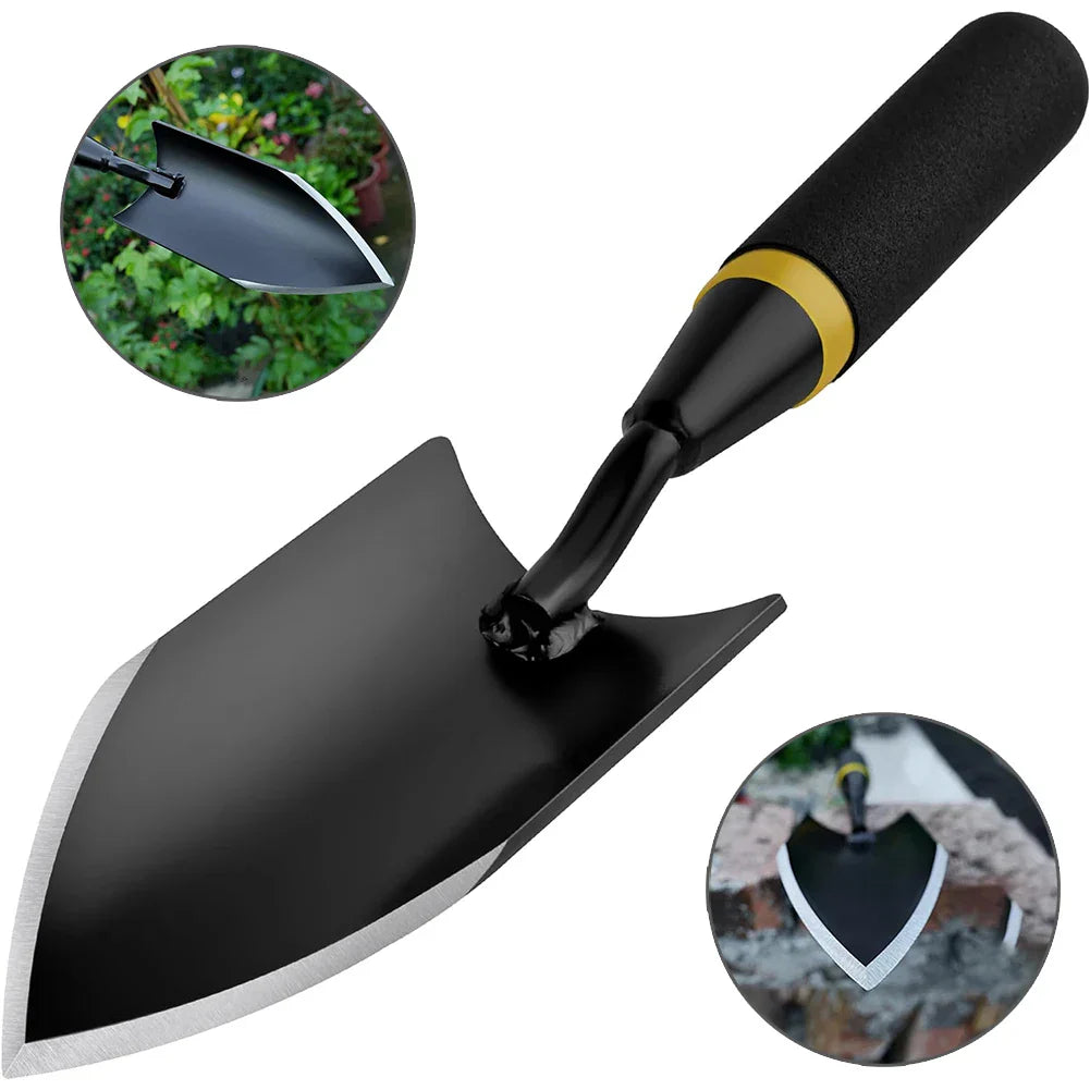 Kalsten | TerraGrip Garden Spade | Extra Robust & Ergonomic | Seamlessly Welded | For Hard Soils & Roots