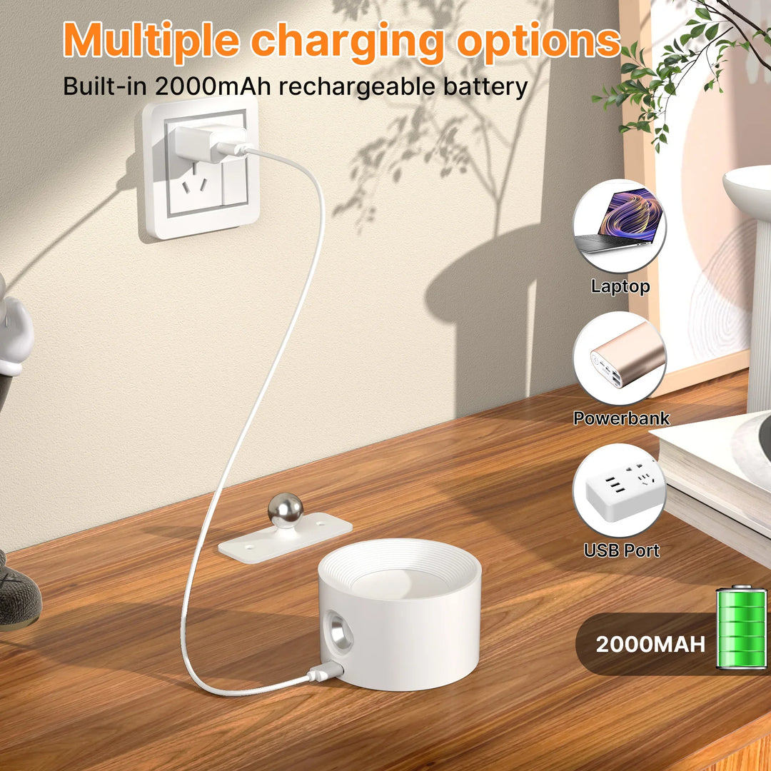LED Indoor Wall Lamps with 360 Rotation - Modern Nordic Fixtures for Bedroom Decor | Kalsten