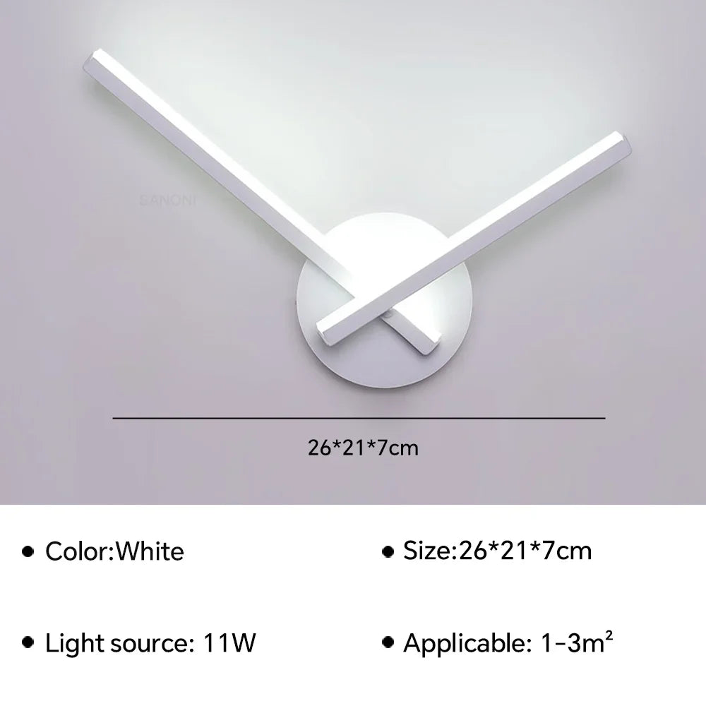 Modern LED Wall Lamp Bedside Sconce - Home Decor Lighting Fixture for Living Room, Bedroom, Hotel | Kalsten