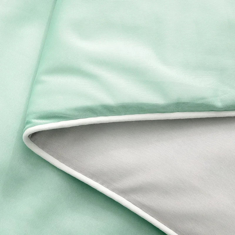 Air Condition Summer Comforter — Pure Color Ice Silk Cooling Blanket, Lightweight & Smooth Twin/King Size Quilt | Kalsten