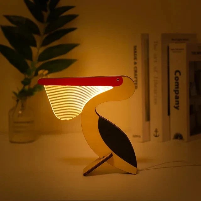 Charming Wooden Animals LED Bedside Lamps | Kalsten
